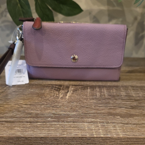 Coach Handbags - Coach Colorblock Triple Wristlet
